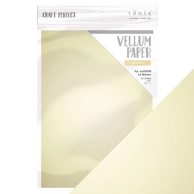 Craft Perfect by Tonic Studios - Vellum Paper Pearled Gold