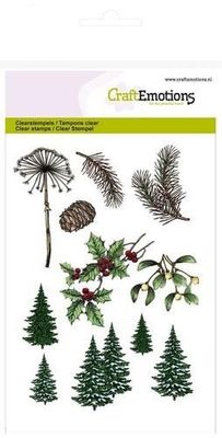CraftEmotions clearstamps A6 - Christmas tree, branches