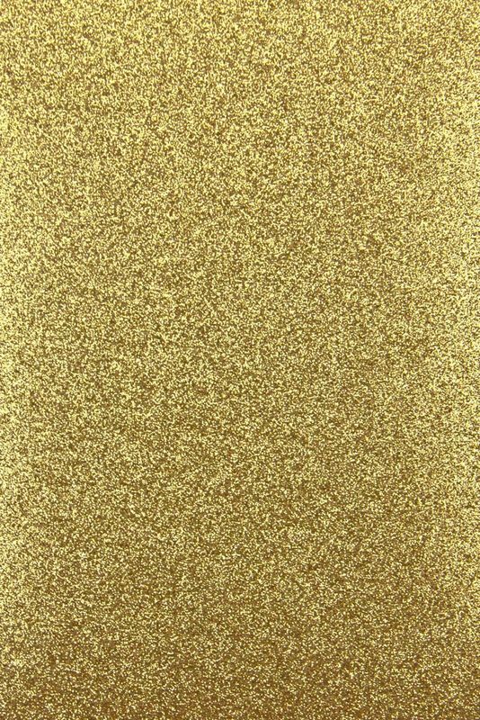 CraftEmotions Glitterkartong - Guld