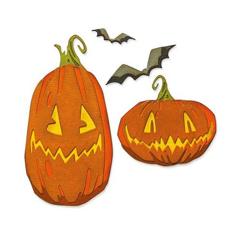 Sizzix/Tim Holtz Thinlits Die ”Pumpkin Patch, Colorize”
