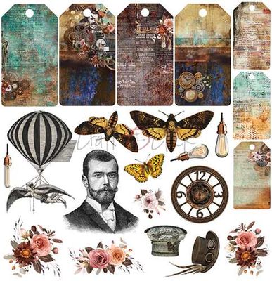 Craft O'Clock - Mixed Media Paper Collection Set 12"*12" Wings of Freedom