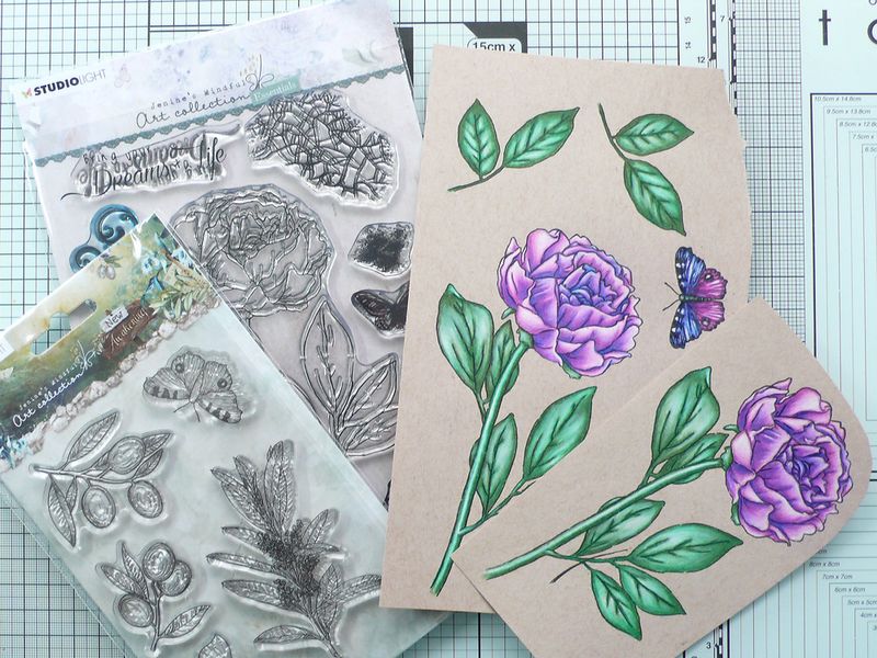 Studio Light Clearstamp "Peony" JMA-ES-STAMP68