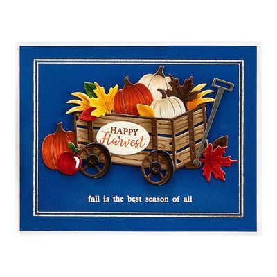 Spellbinders - Wagon Full of Fall Etched Dies