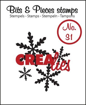 Crealies Clearstamp - Snowflakes No 31