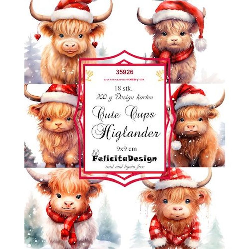 Felicita Design Toppers - Cute Cups Higlander