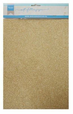 Marianne Design - Glitterpapper A4 - Gold