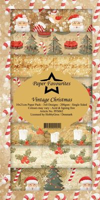 Paper Favourites - Slim Card - Vintage Christmas