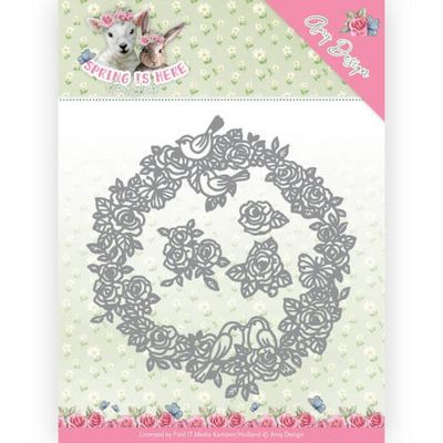 Amy Design Dies - Spring is here - Circle of Roses