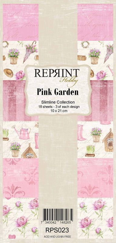 Pink Garden Slimline Collection Paperpack