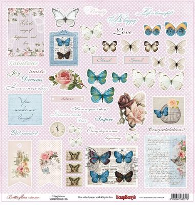 ScrapBerry's - Butterflies Collection - Happiness