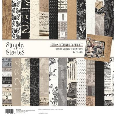 Simple Stories Simple Vintage Essentials 12x12 Inch Designer Paper Kit