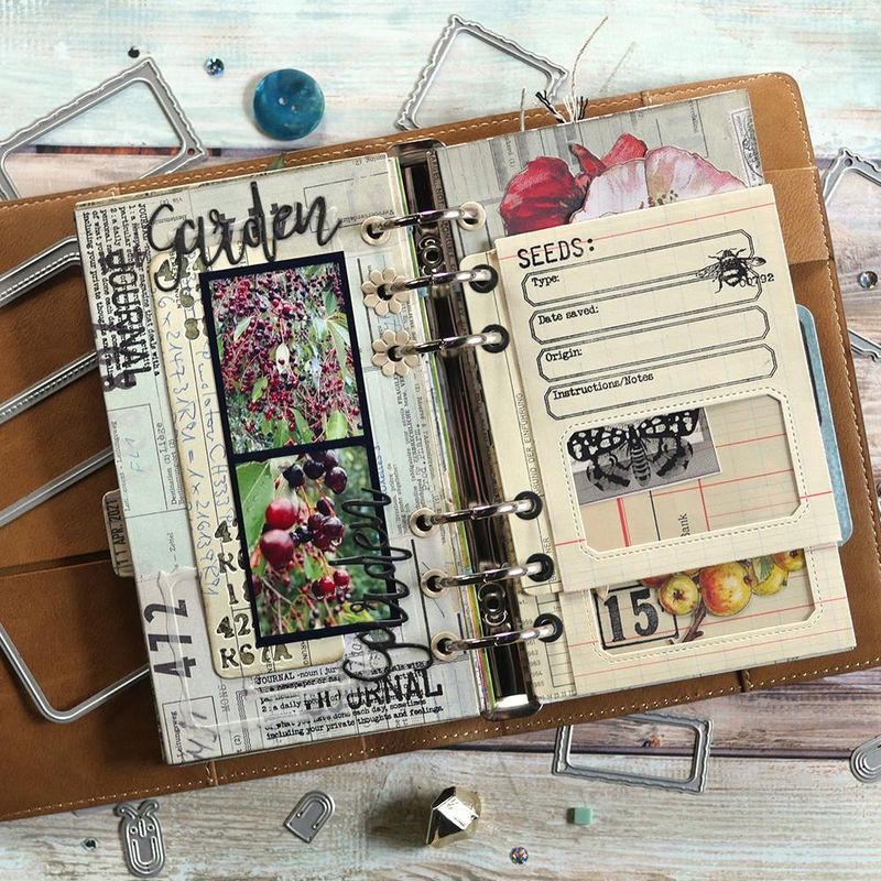 Elizabeth Craft Designs Dies - Sidekick Essentials 16 - Seed Packet Set