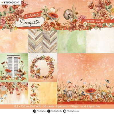 Studio Light Autumn Bouquets Paperpad 6x6
