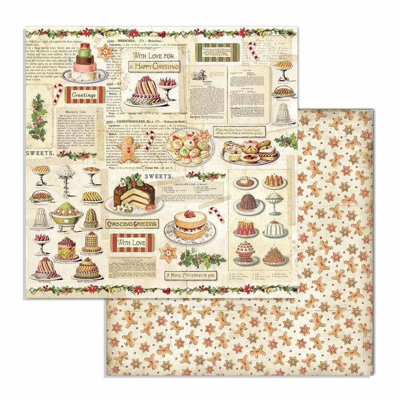 Stamperia Classic Christmas 6x6 Inch Paper Pack