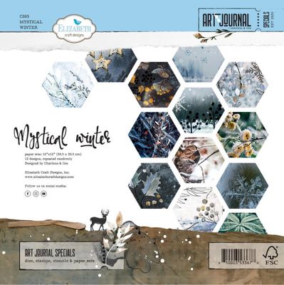 Elizabeth Craft Designs - Mystical Winter Paper pack 12' x 12'