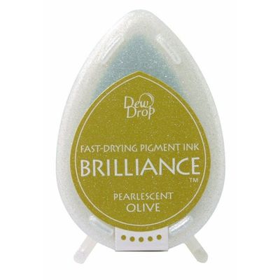 Tsukineko Brilliance Pearlescent Olive