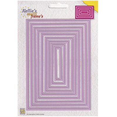Nellie Snellen Multi Frame Die - XL Die Rectangle Straight Corner