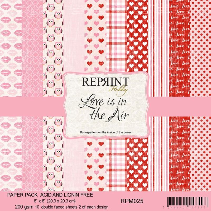 Reprint Hobby Paperpack 12 x 12 - Love is in the Air Collection