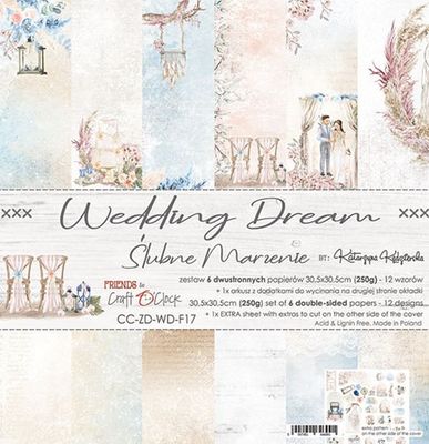 Craft O'Clock - Paper Collection Set 12"*12" Wedding Dream