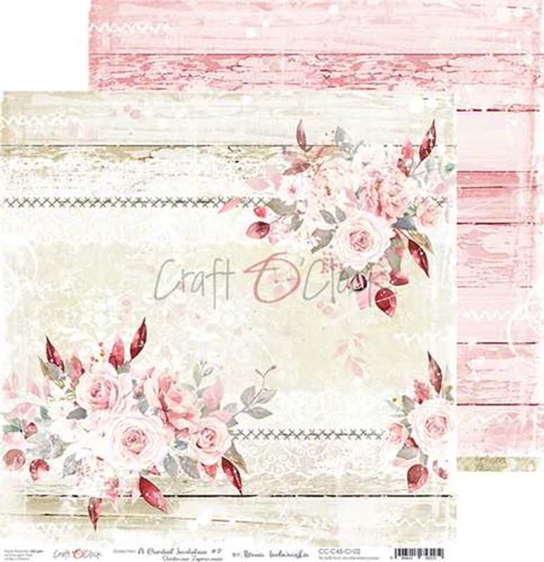 Craft O'Clock - Paper Collection Set 12"*12" A Cordinal Invitation