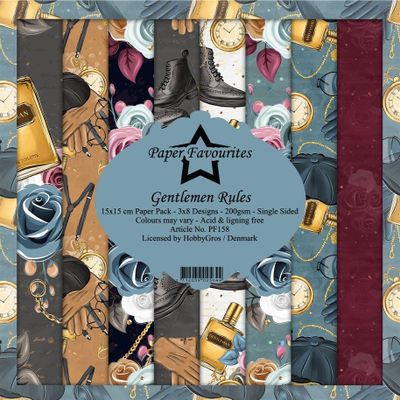 Paper Favourites -  Gentleman Rules Paperpack 6' x 6'
