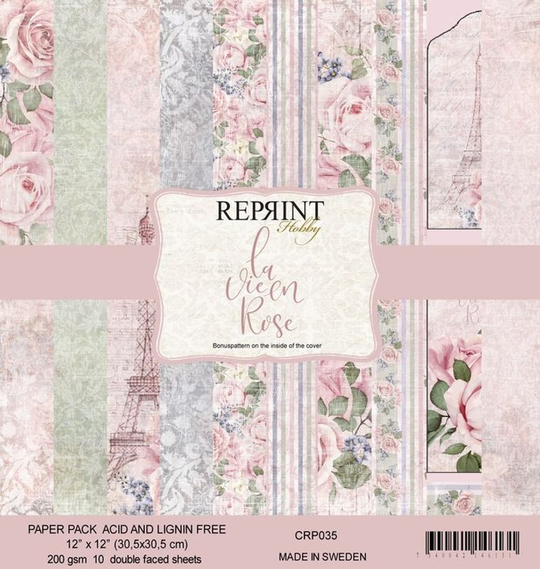 Reprint Hobby Paperpack 12 x 12 - La Vie En Rose Collection