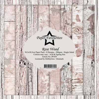Paper Favourites - Rose Wood Paperpack 12' x 12'