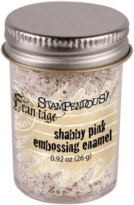 Stampendous Frantage - Shabby Pink Embossing Enamel