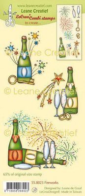Leane Creatief BV Clearstamps - Fireworks