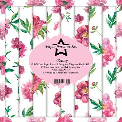 Paper Favourites - Peony Paperpack 12' x 12'