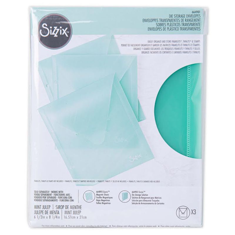 Sizzix Accessory Die Storage Inserts Small - Mint Julep