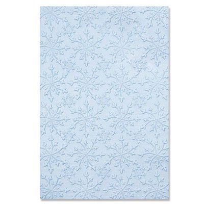 Sizzix 3-D Textured Impressions Embossing Folder - "Snowflakes #2"