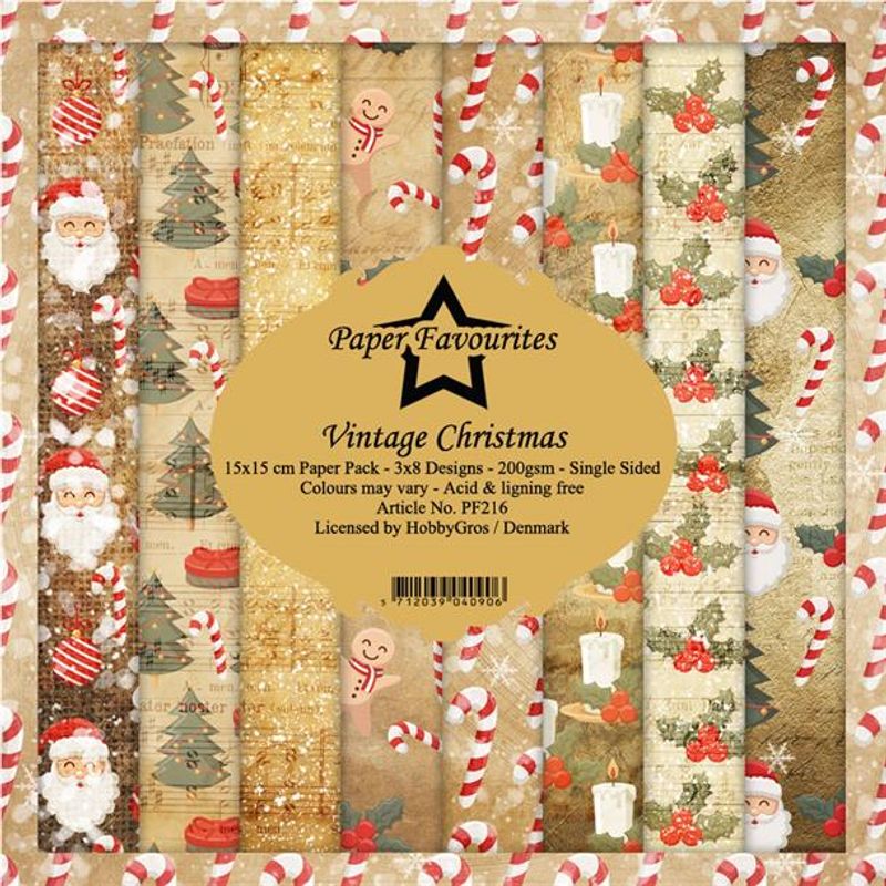 Paper Favourites - Vintage Christmas Paperpack 6' x 6'