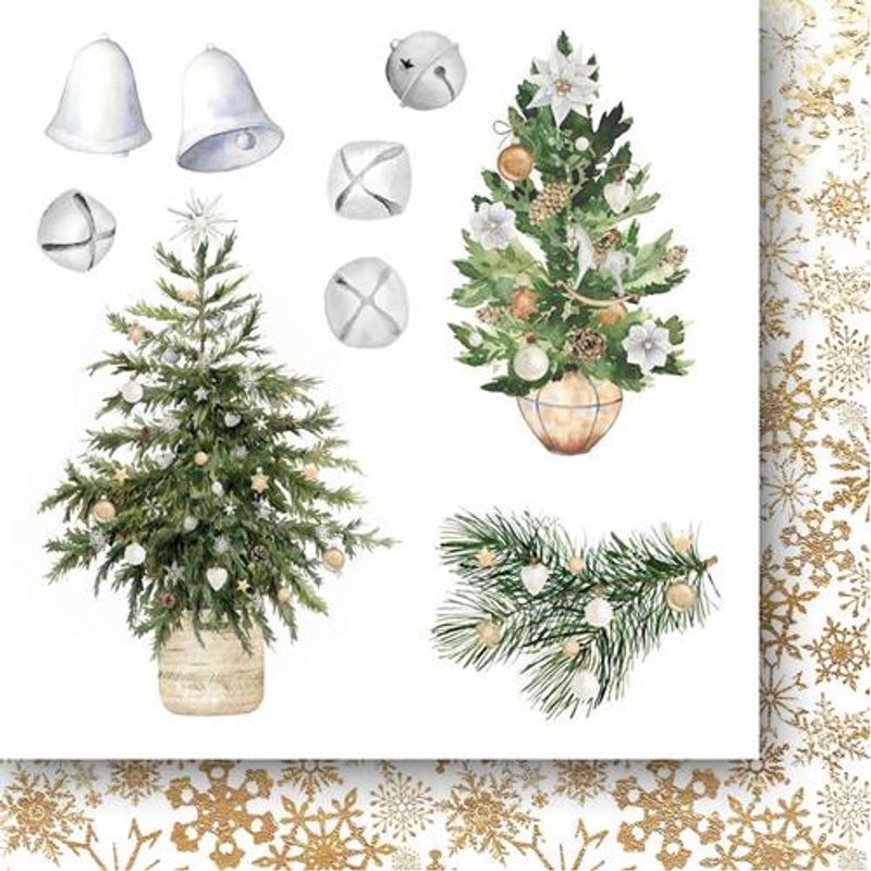 Paper Heaven - White as Snow  - Flowers & Ornaments 6 x 6