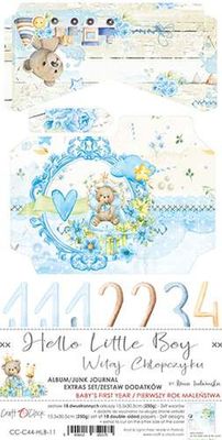 Craft O'Clock - Junk Journal Set Hello Little Boy