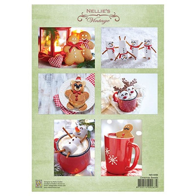 Nellie‘s Choice Vintage Klippark - Christmas Sweets