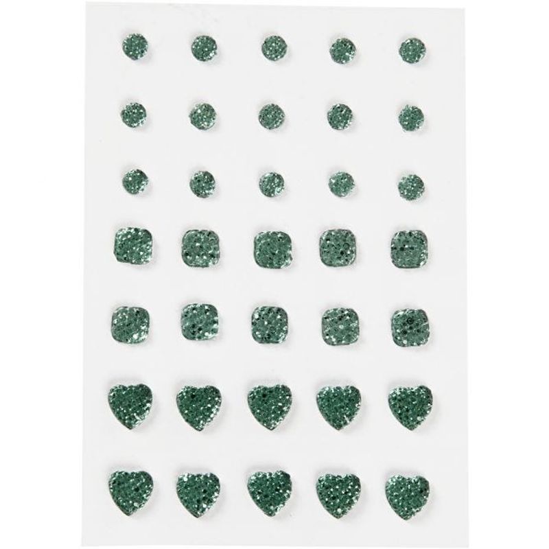 Vivi Gade Rhinestones Grön