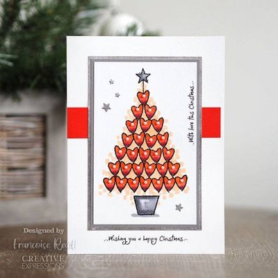 Woodware Clearstamp - Heart Tree