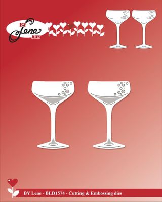 BY Lene Dies "Champagne Glasses"