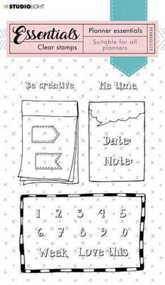 Studio Light Clearstamp - Planner Essentials