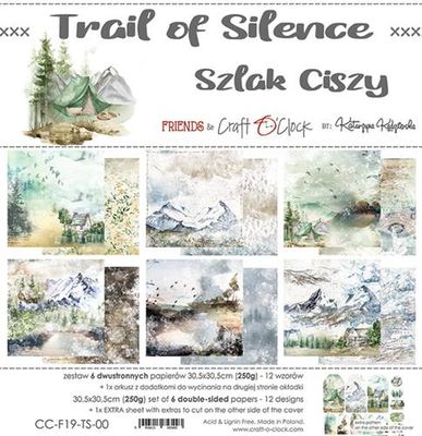 Craft O'Clock - Paper Collection Set 12"*12" Trail of Silence