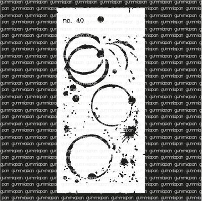 Gummiapan Stencil - Stencil No 40