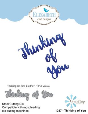 Elizabeth Craft Designs Dies - Thinking of You