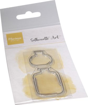Marianne Design Clear Stamps Silhouette Art Vases
