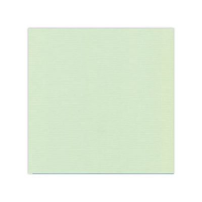 Linnen Cardstock - 30.5 x 30.5 - Light Green