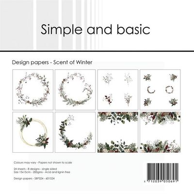 Simple and Basic Design Papers "Scent of Winter"