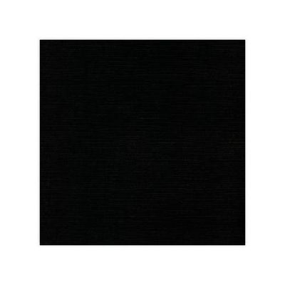 Linnen Cardstock - 30.5 x 30.5 - Black