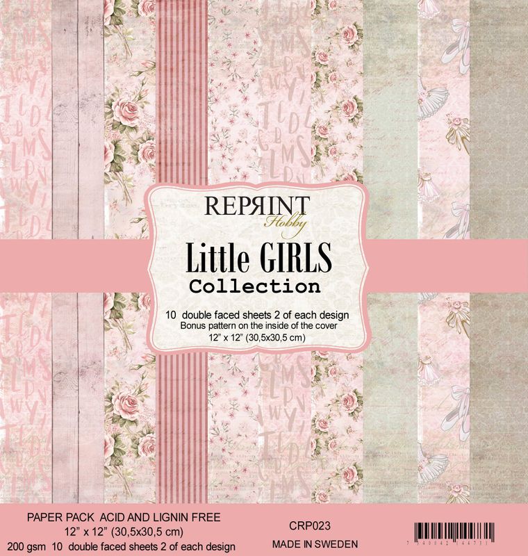 Reprint Hobby Paperpack 12 x 12 - Little Girls Collection
