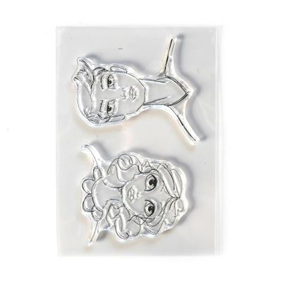 Elizabeth Craft Designs Clearstamps - Lady & Gentleman