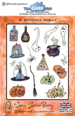 The Card Hut Stamp Collection - A spooky Night